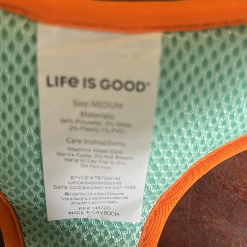 LIFE IS GOOD DOG‎ COLLAR SIZE M